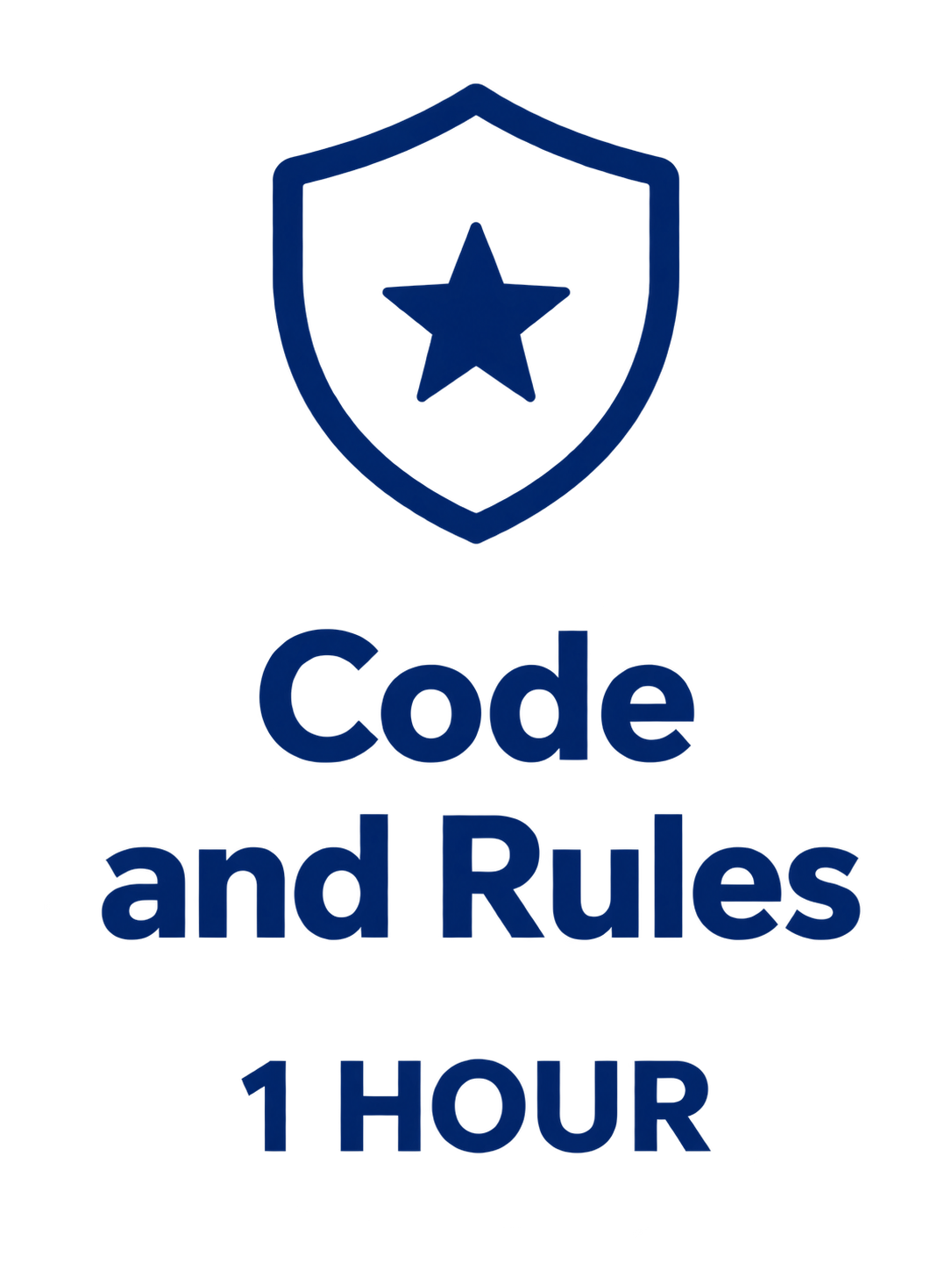 Code and Rules, 1 hour