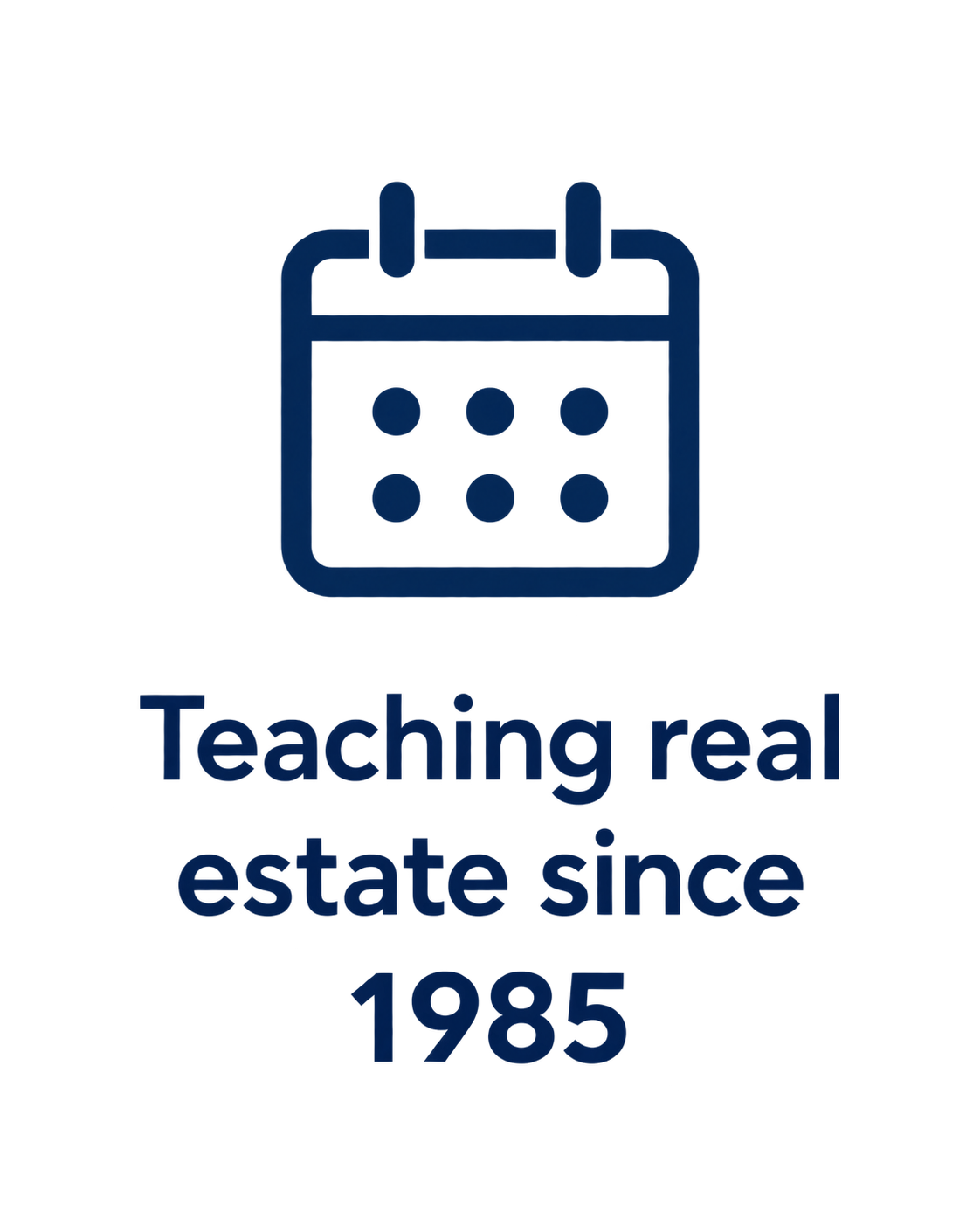 Teaching real estate since 1985