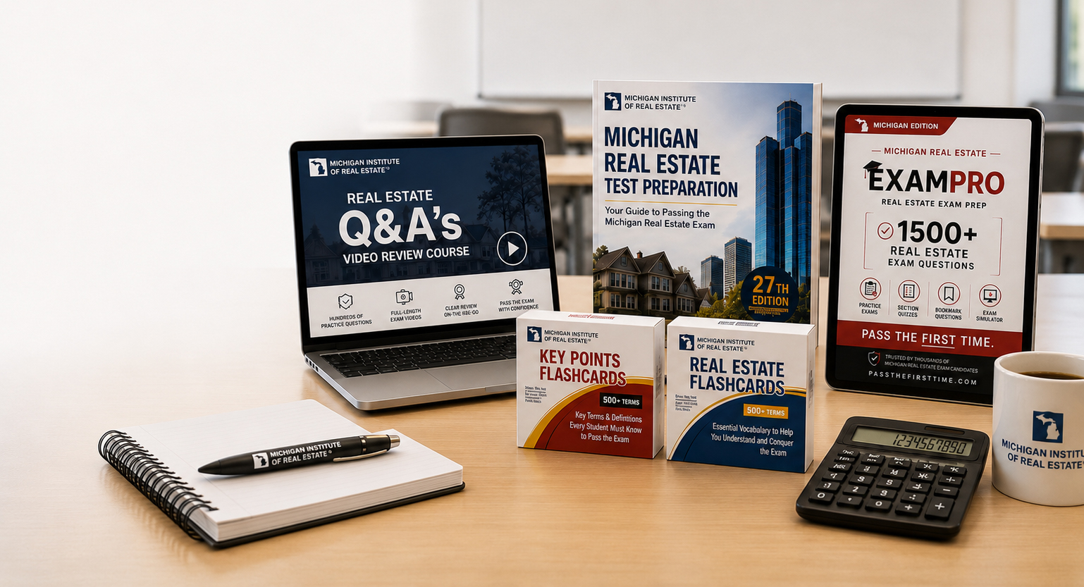 Michigan real estate prelicensing classroom course materials